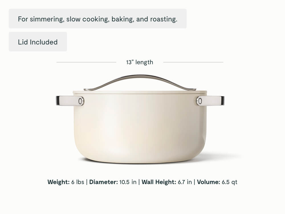 6.5 qt Ceramic Dutch Oven - Thumbnail 3