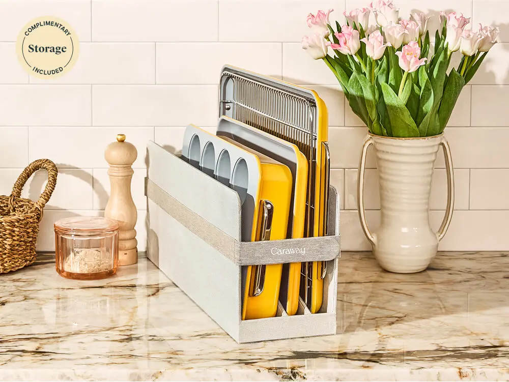 6 Piece Half Bakeware Set - Marigold - Complimentary Storage Included