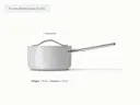 Mini Sauce Pan - Gray - Detail