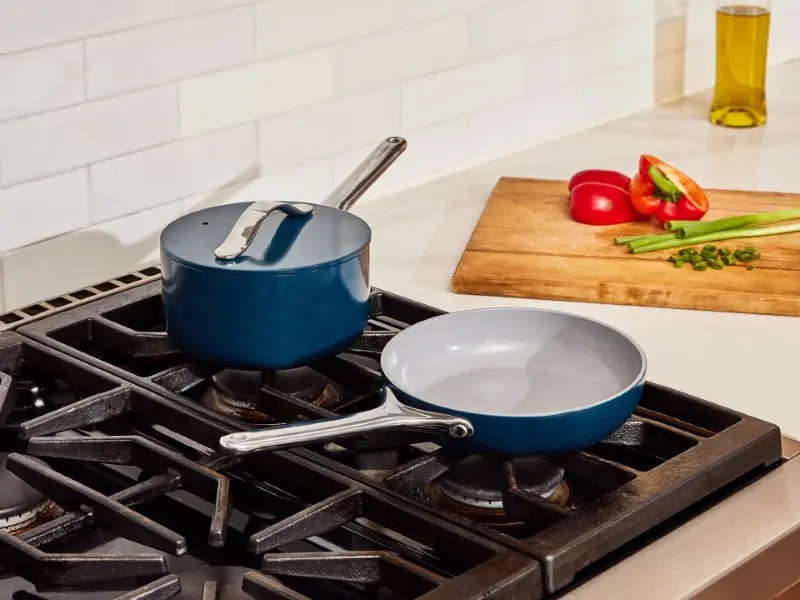 Mini Sauce Pan - Navy - Lifestyle