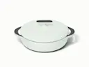 Enameled Cast Iron Braiser - Light Mist - Hero