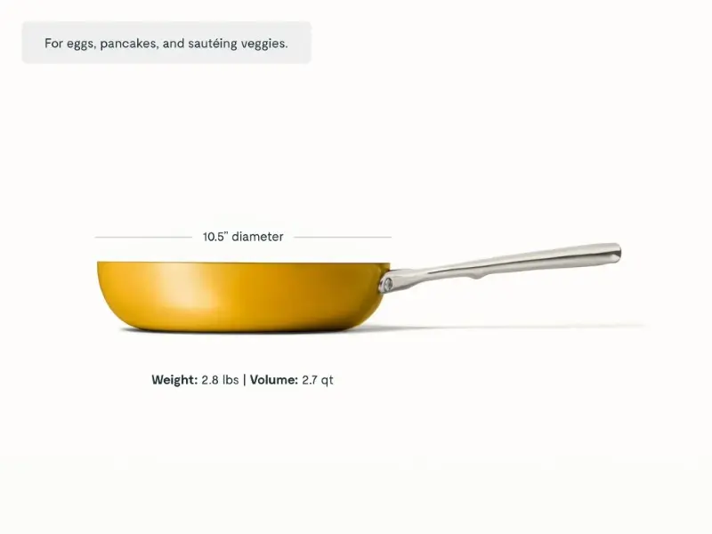 Fry Pan - Marigold - Detail