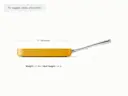 Square Grill Pan - Marigold - Detail