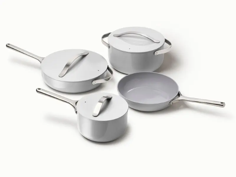 Ceramic Cookware Set - Gray - Hero