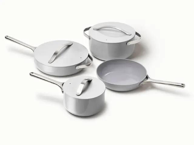 Ceramic Cookware Set - Gray - Hero