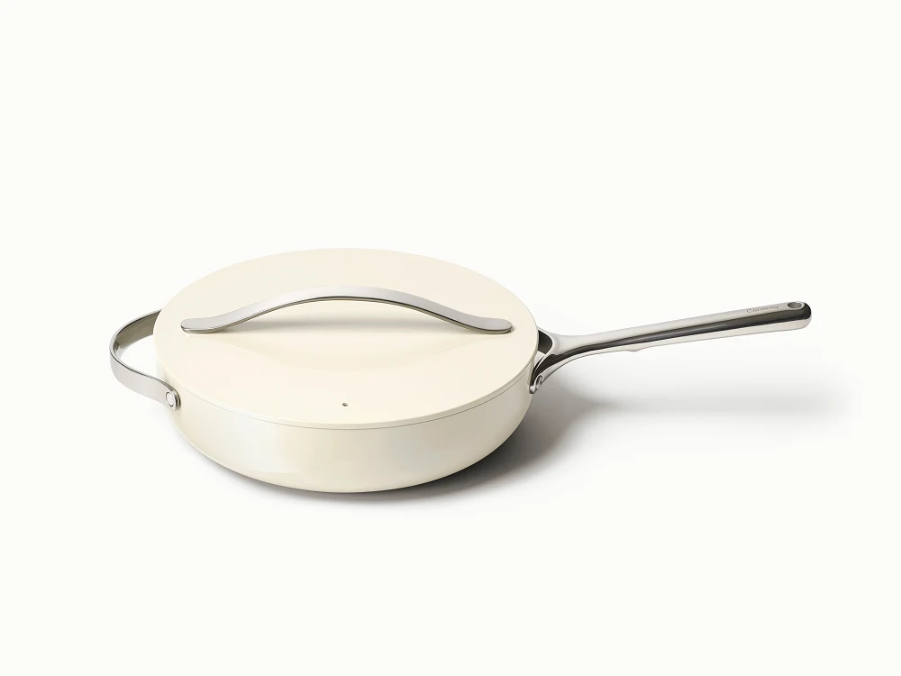 Ceramic Sauté Pan - Cream - Hero