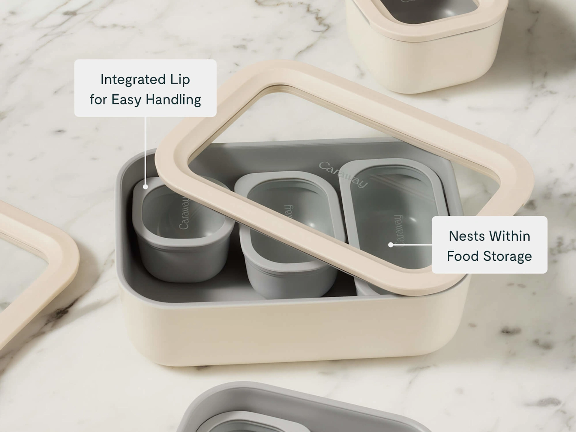 Dot & Dash Set - Cream - Nested - Lifestyle