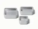 Food Storage Container Trio - Gray - Hero