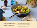 Ceramic Stir Fry Pan - Navy - Tablescape Lifestyle