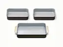 Rectangle Pan Trio - Black - Hero