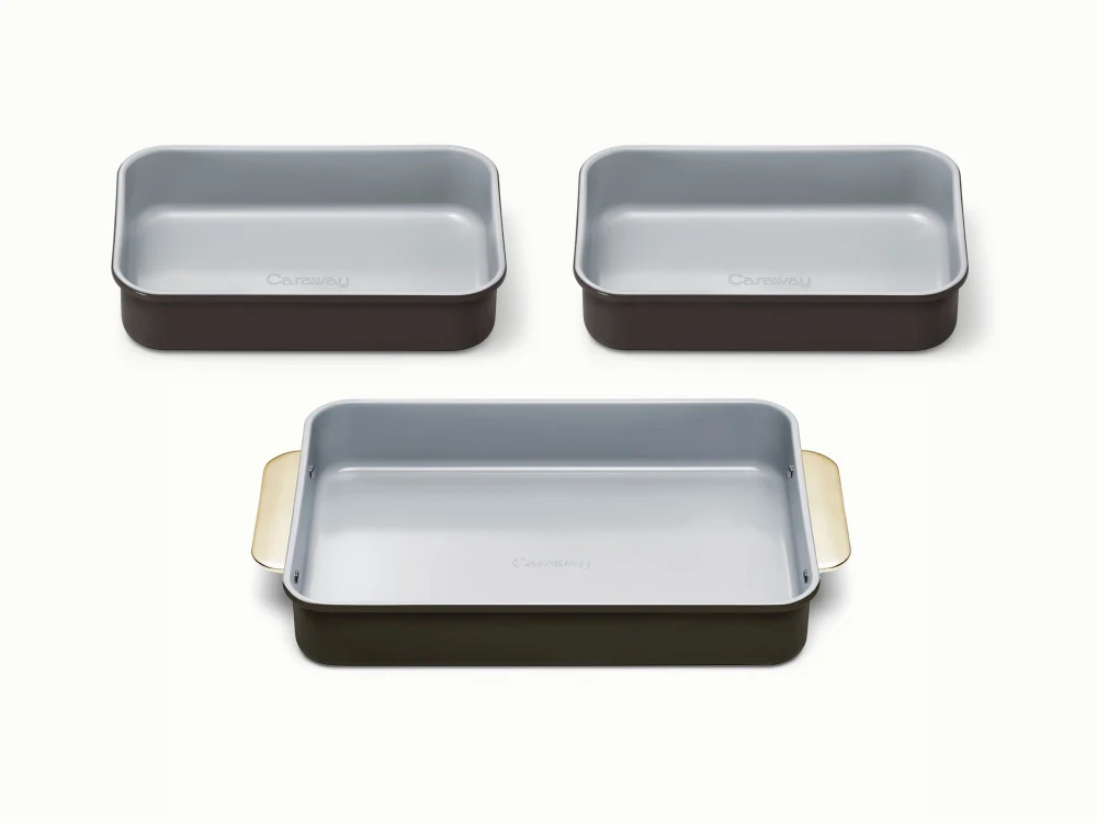 Rectangle Pan Trio - Black - Hero