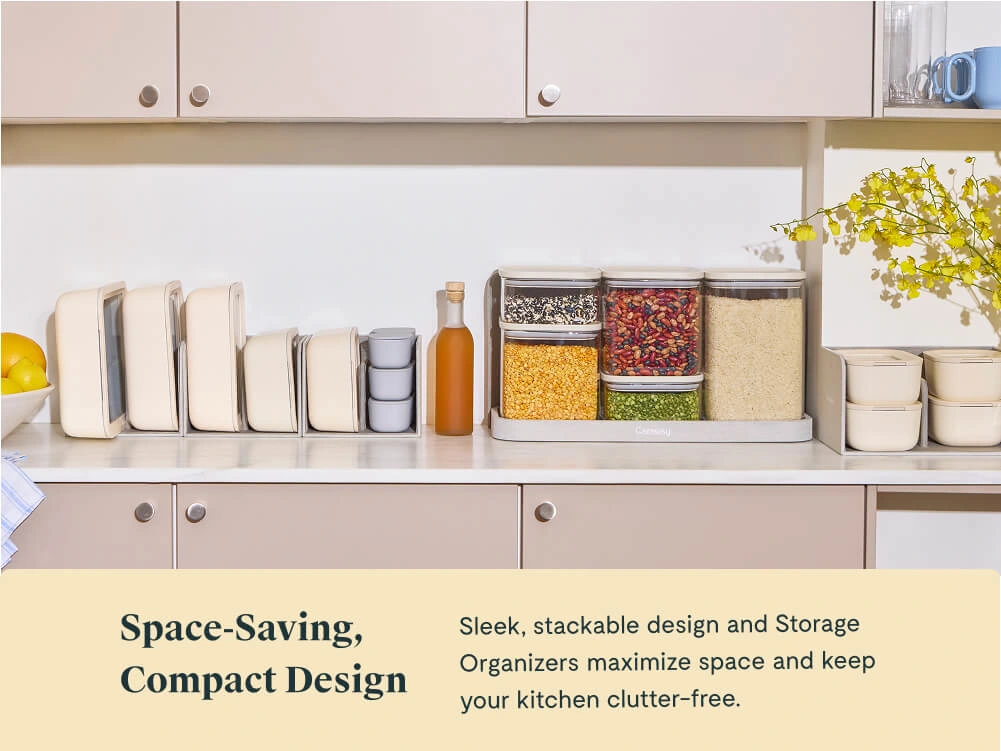 Glass Airtight Container Set and Food Storage Set - Kitchen Counter - Lifestyle