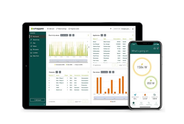 Smappee App and Dashboard