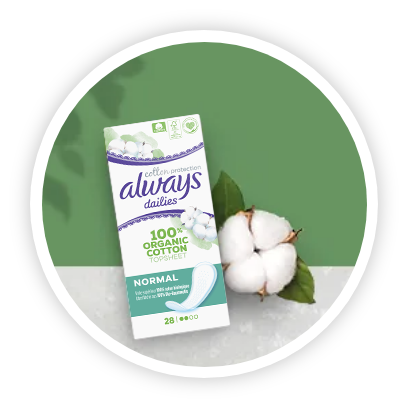 Always Cotton protection Normal pikkuhousunsuojat
