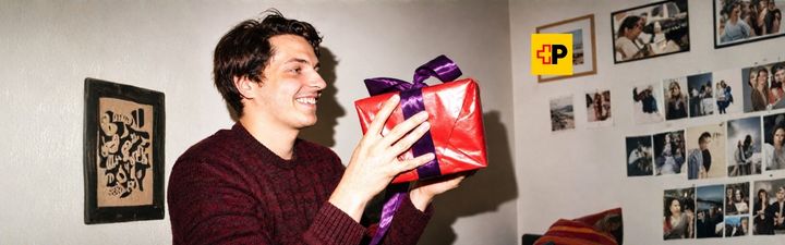 Versandetikette mit Rabatt