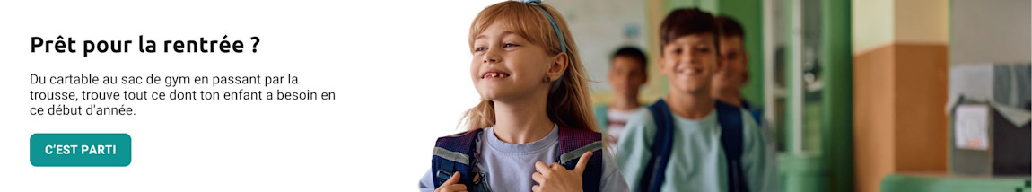 Tout ce dont ton enfant a besoin pour la rentrée