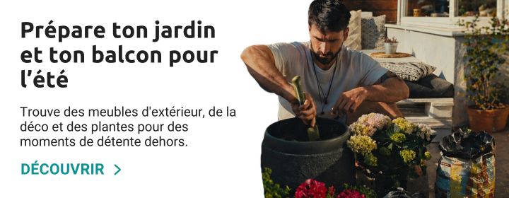 Homepage Banner for the category Balcon & garden
