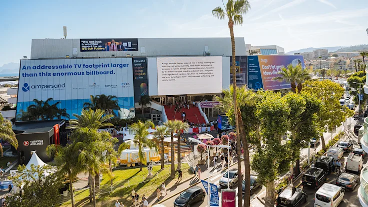 Billboards at Cannes Lions to capture the attention of the world’s best marketers and creatives.