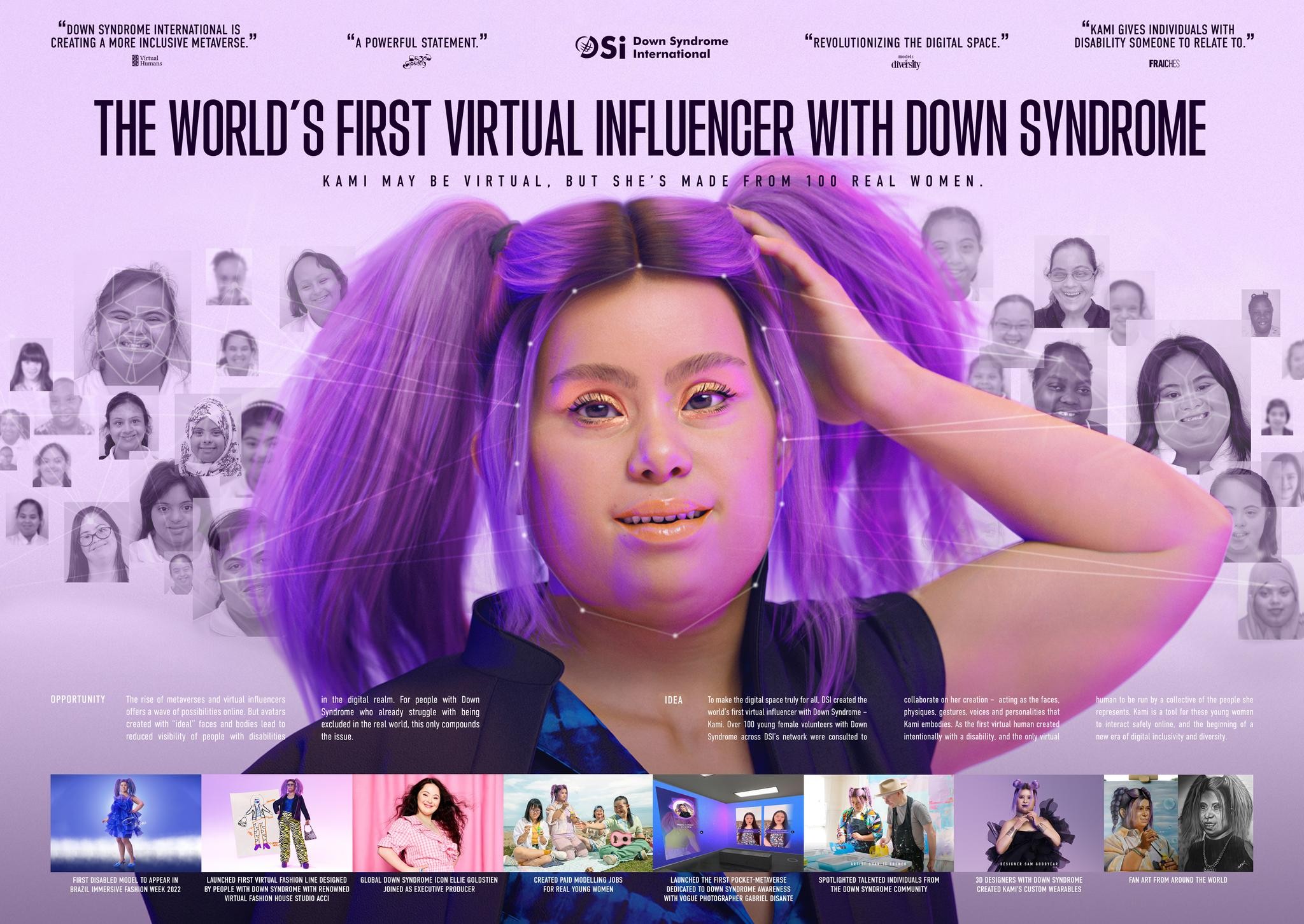 DOWN SYNDROME INTERNATIONAL - Kami - FORSMAN & BODENFORS - Cannes Lions 2023 (Presentation Image from The Work - 1528582-22436934)