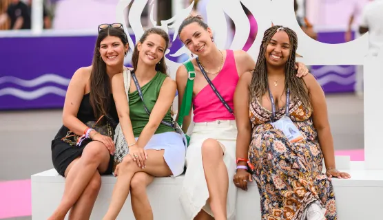 A group with student passes at Cannes Lions