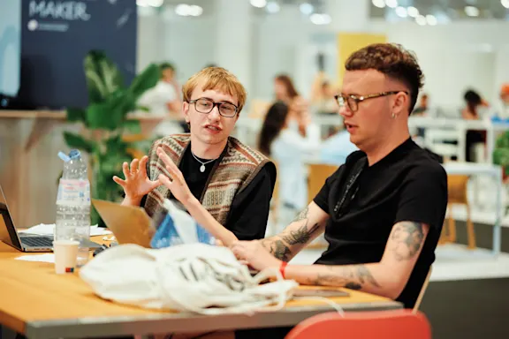 The audience applauding at the Creative Academy at Cannes Lions.