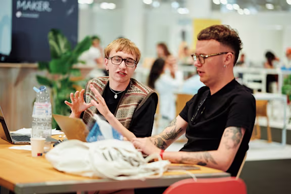 The audience applauding at the Creative Academy at Cannes Lions.