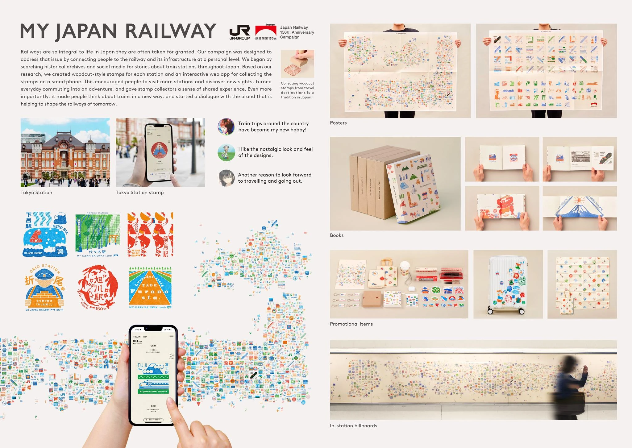 JR GROUP - MY JAPAN RAILWAY - DENTSU - Cannes Lions 2023 (Presentation Image from The Work - 1527948-22448508)