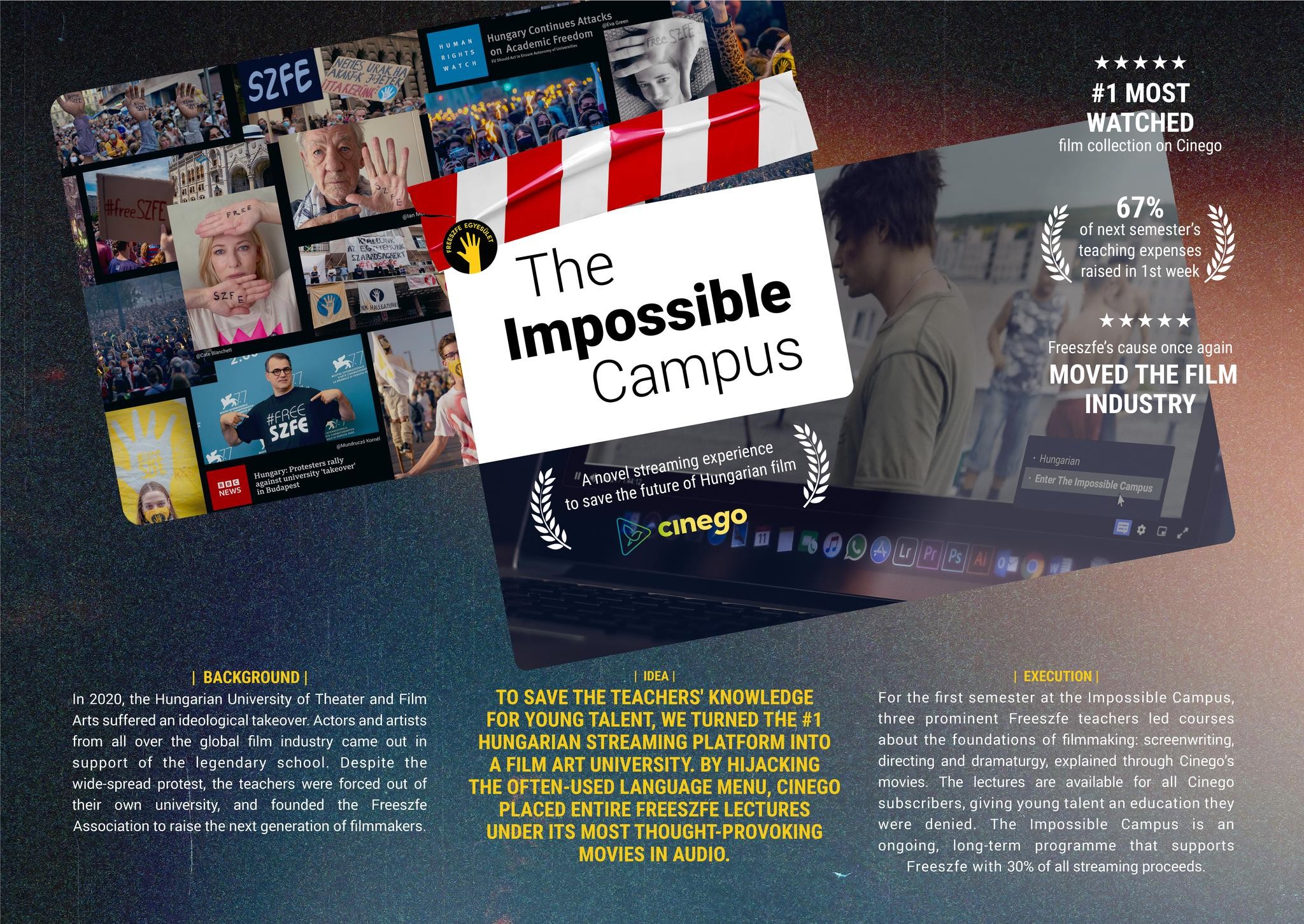 CINEGO - The Impossible Campus - DDB - Cannes Lions 2023 (Presentation Image from The Work - 1531066-22468460)