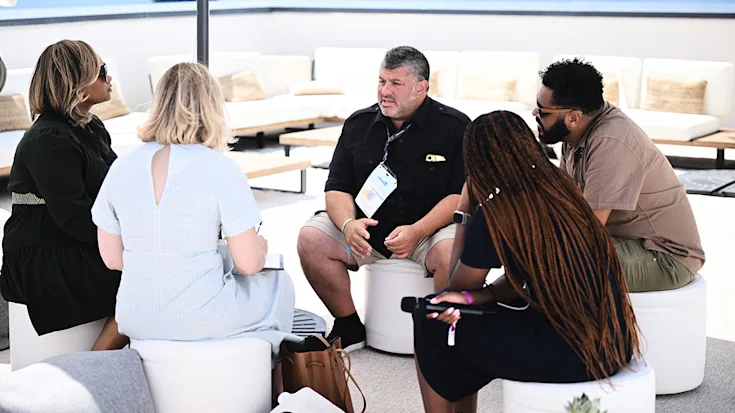 A group take part in the ERA programme at Cannes Lions.