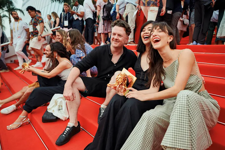 Cannes Lions award winners on the red carpet