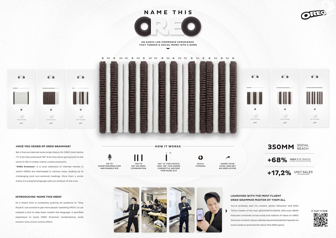 NAME THIS OREO | OREO | VML New York, NEW YORK| GOLD, AUDIO & RADIO LIONS | 2025