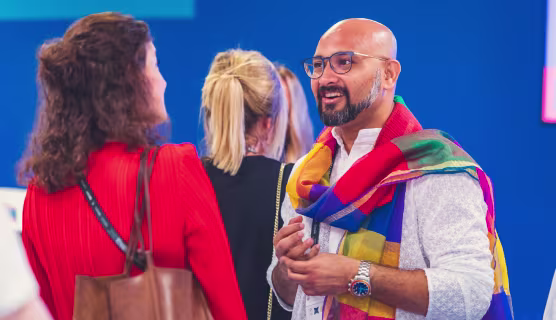 People networking at Cannes Lions.