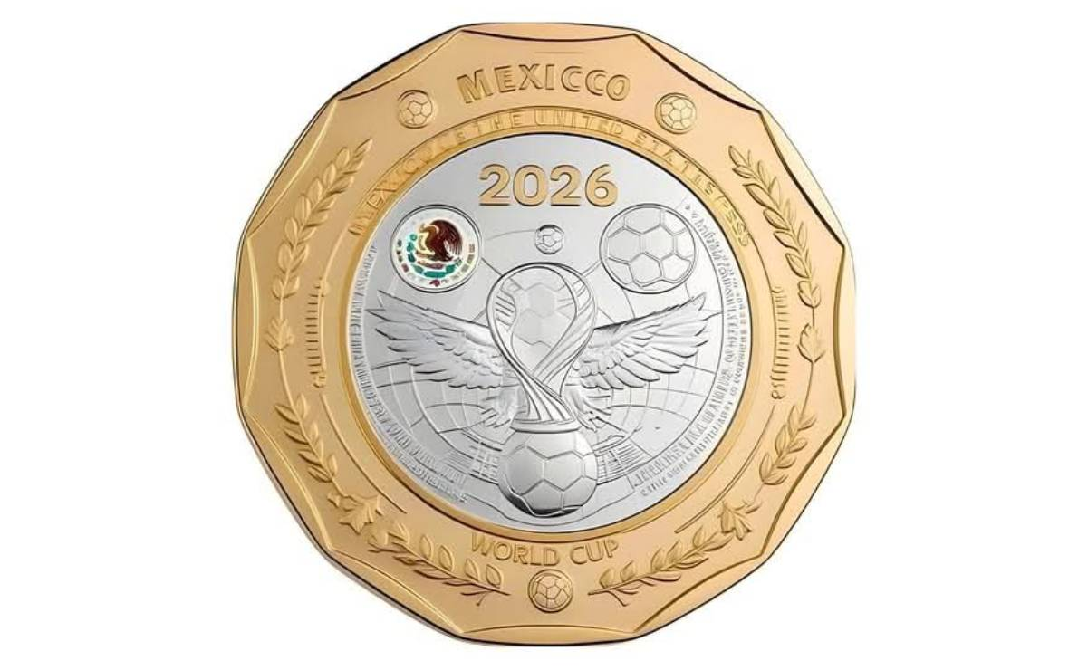 Es oficial: México tendrá su primera moneda de 25 pesos y será por el Mundial 2026.