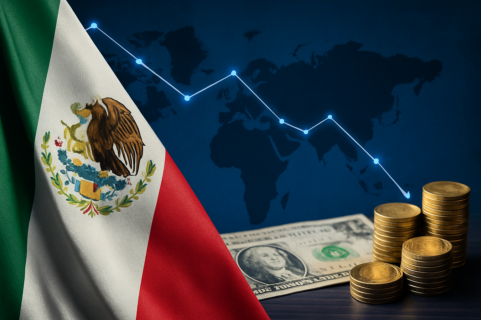 La guerra en Irán reajusta las perspectivas económicas para México en 2026.