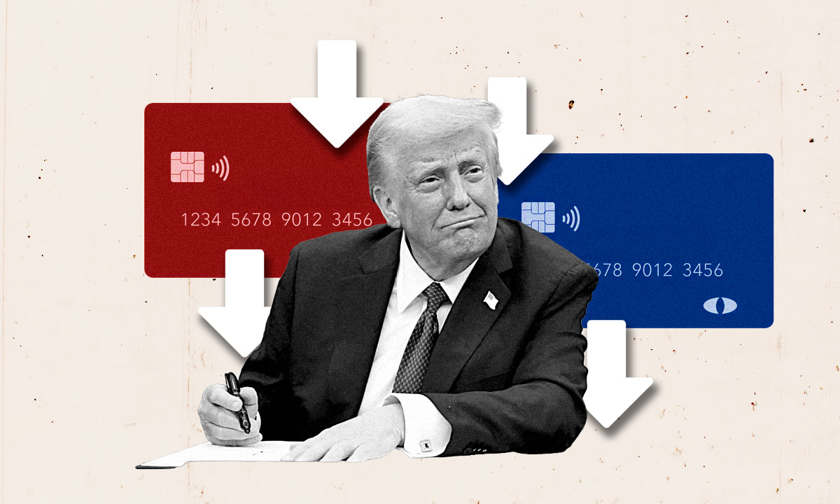  Trump pide limitar tasas de interés al 10% en tarjetas de crédito.