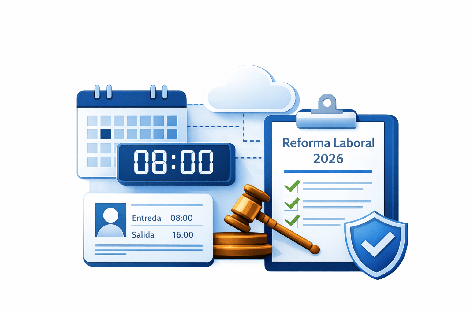 Empresas deberán digitalizar el registro de jornada para cumplir con semana de 40 horas.