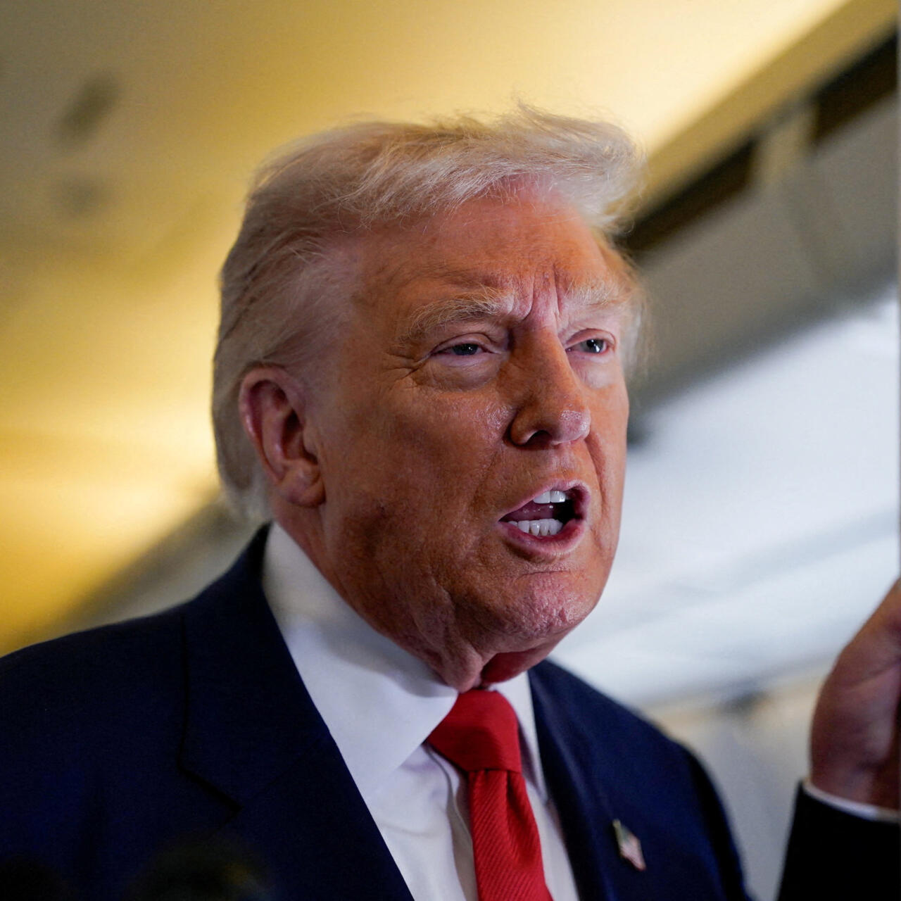 No descarto una guerra en contra de Venezuela, asegura Donald Trump.