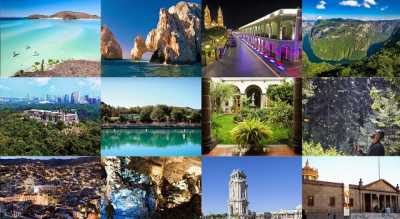 Top 3 de sitios turísticos visitados en México