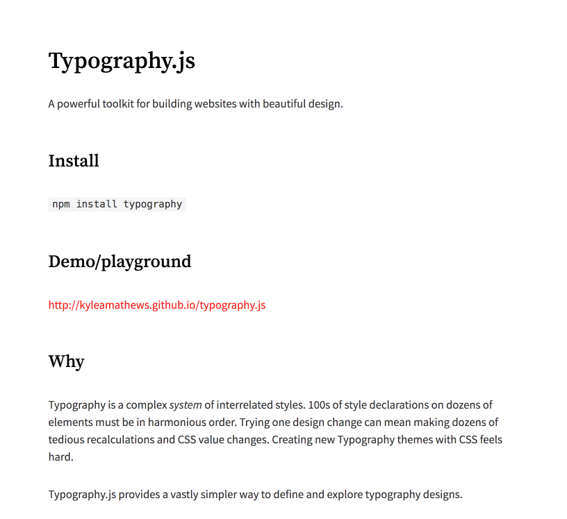 typography-js