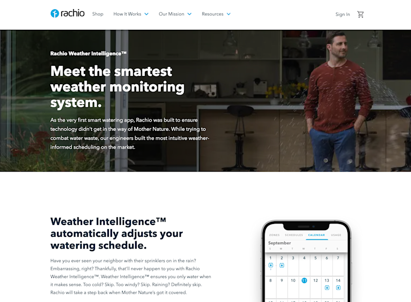 Rachio grows organic traffic through content to increase conversions