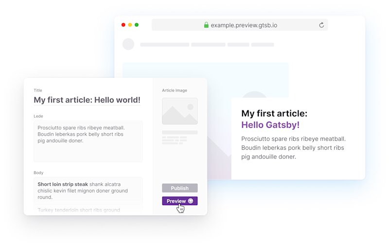 Intuitive content creation for the Jamstack