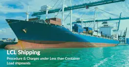 LCL Meaning: Less Than Container Load Explained