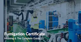 What is a Fumigation Certificate?