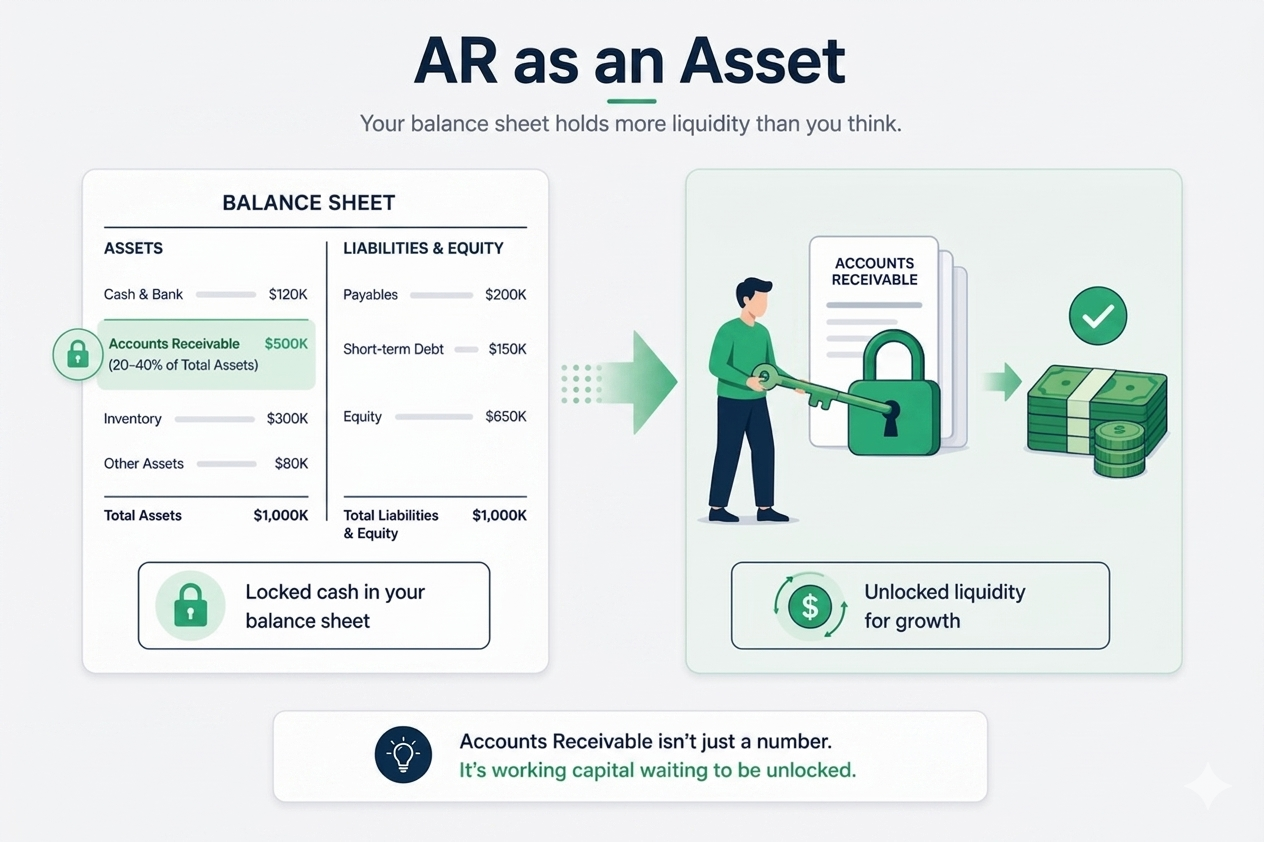 Accounts receivable as an Asset