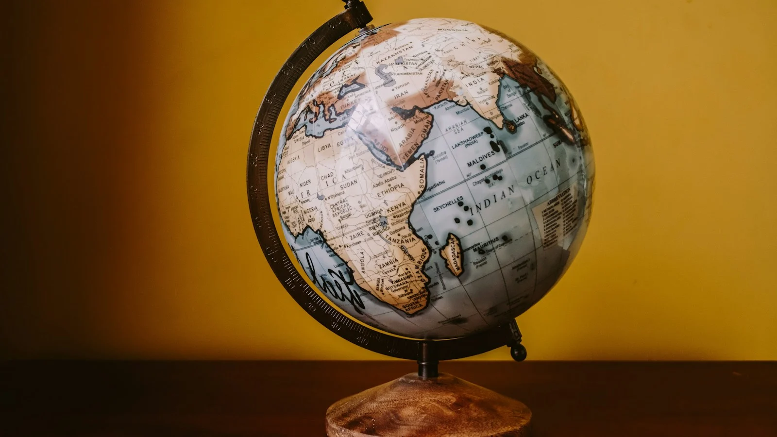 denied parties list: Denied parties list: a globe illustrating international trade