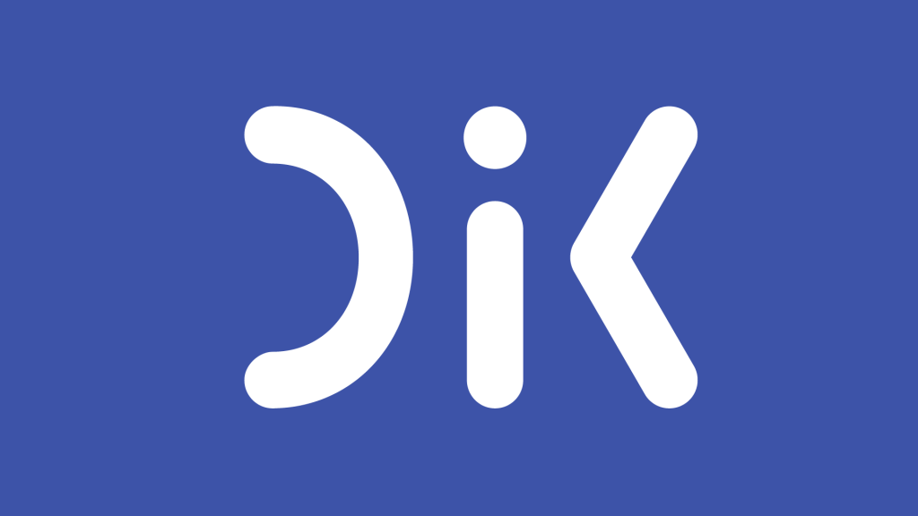 dik-blå