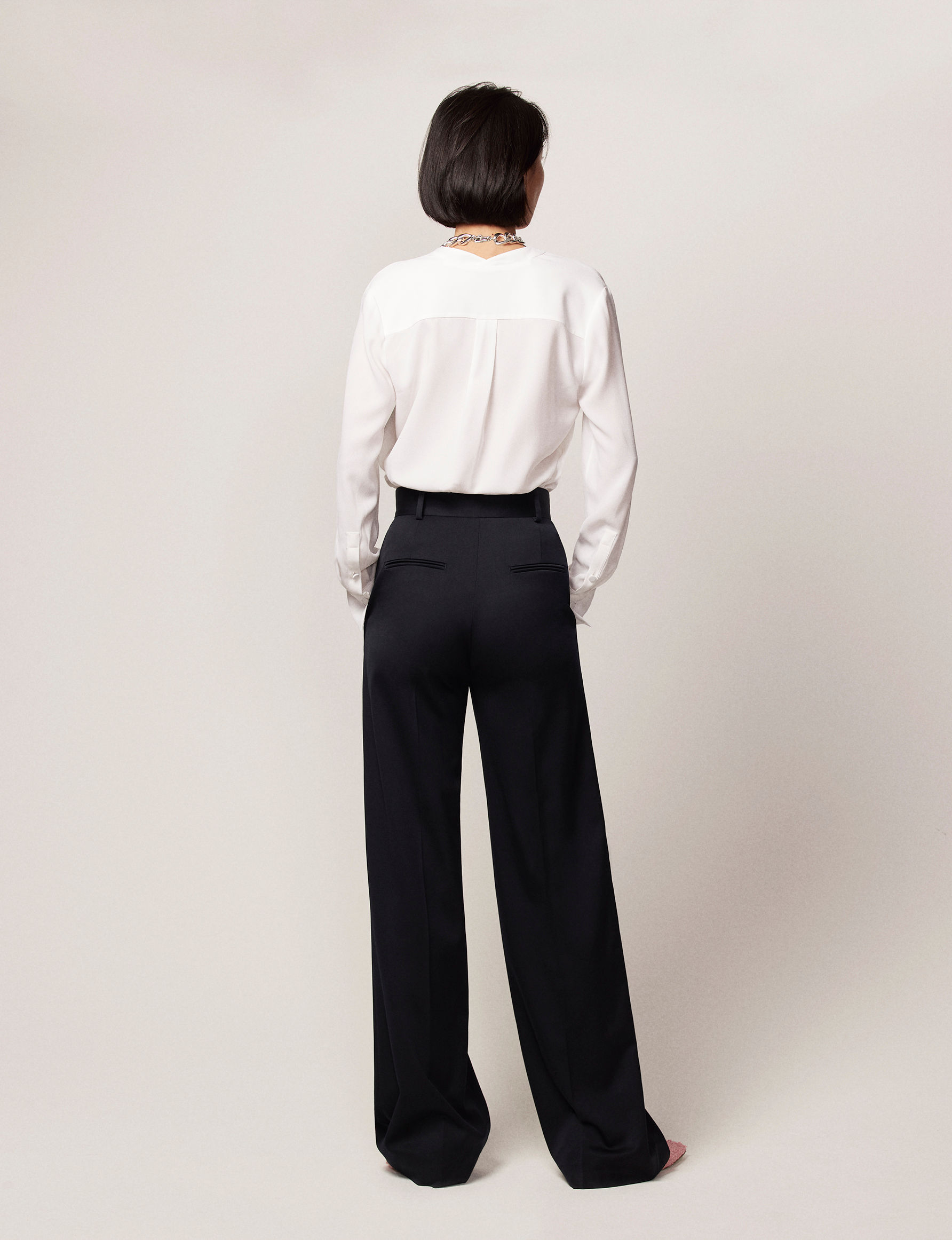 LOOK 14 V-Neck Blouse 028 copy