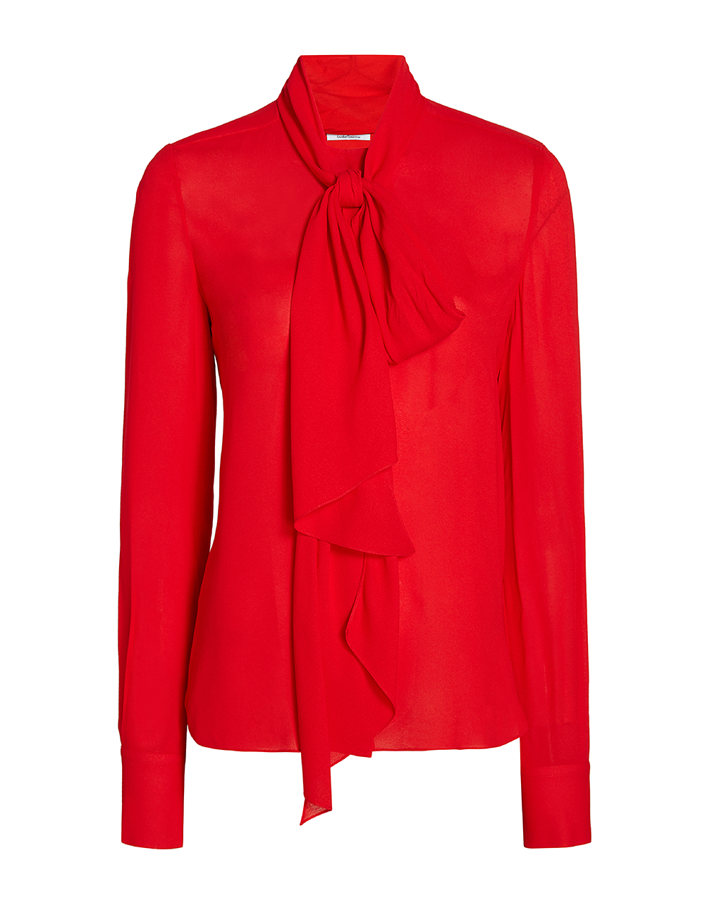 BOW BLOUSE RED A019BL001-VI-RED
