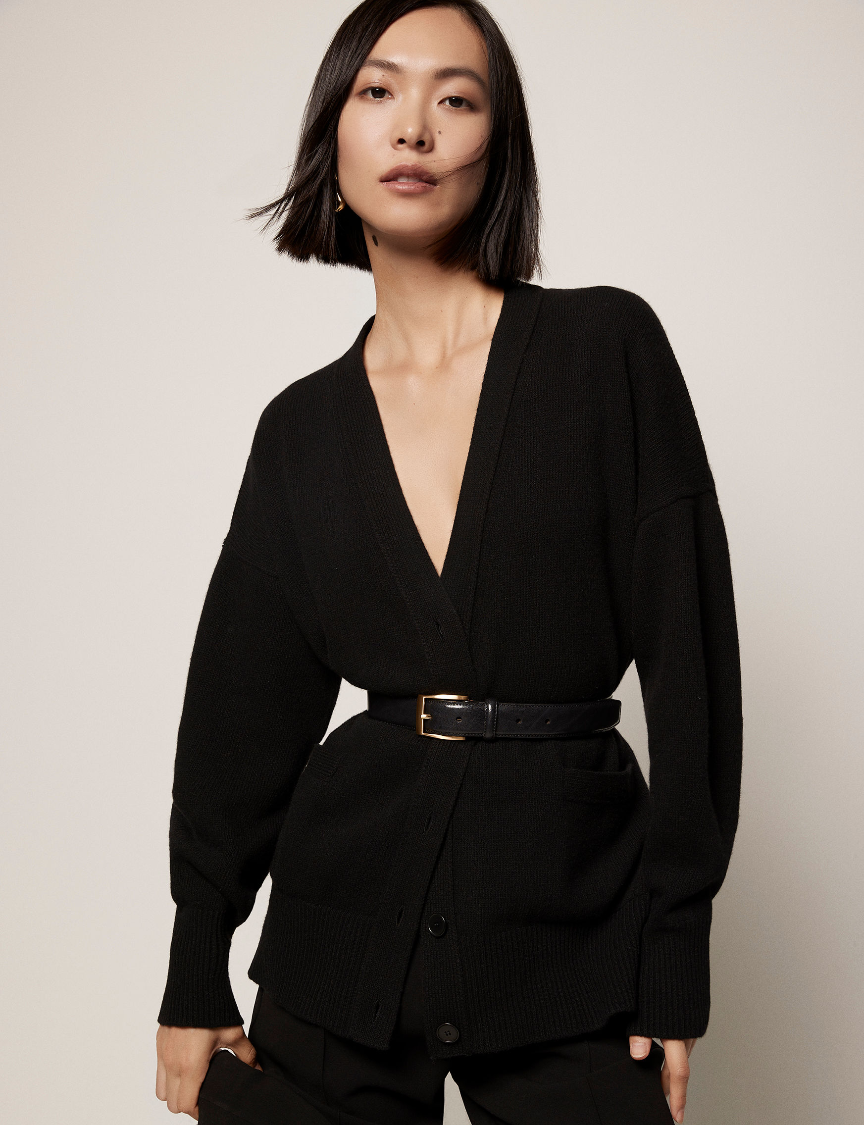 Shot 12 Oversized Cardigan Black 029 copy