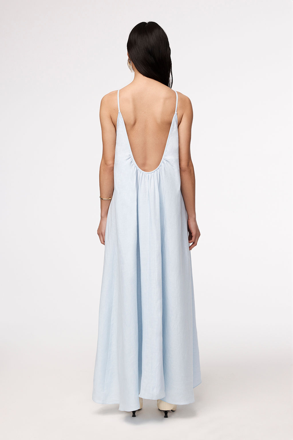 Gathered Summer Dress Ice 3